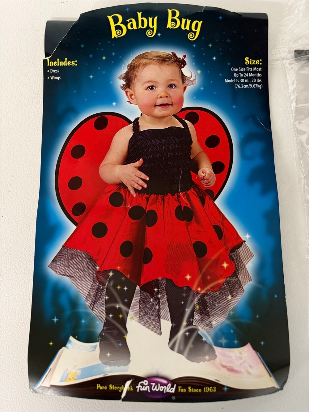 Red and Black Ladybug Costume for Kids -